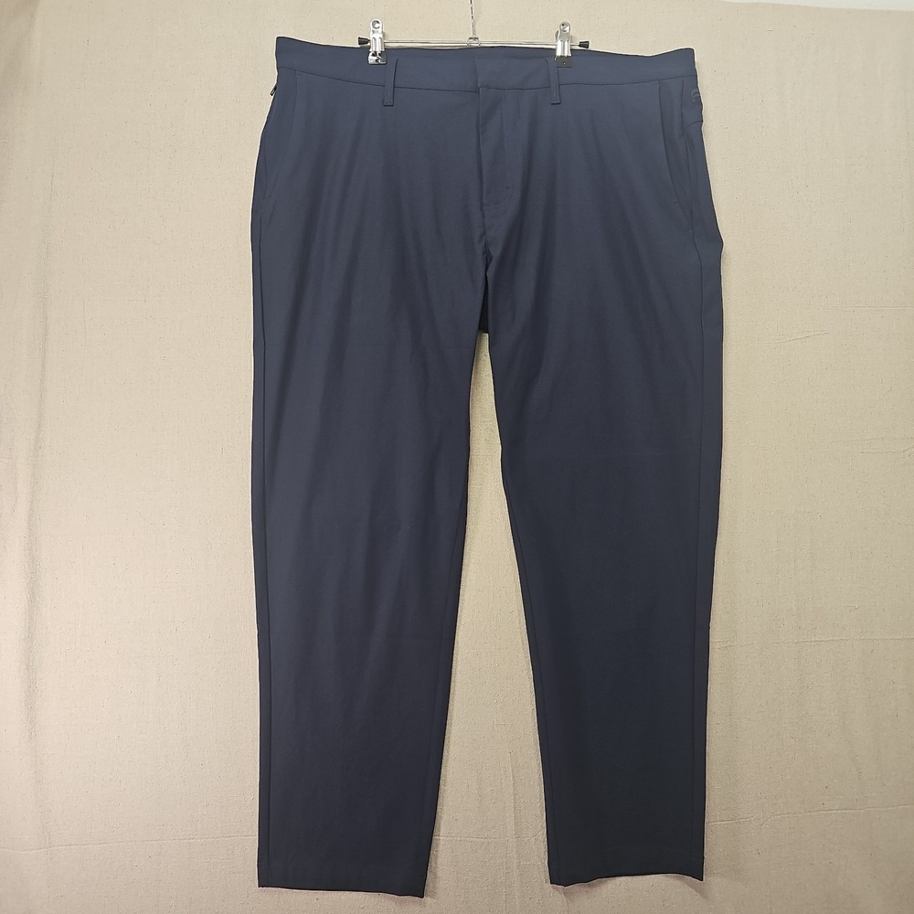 Fabletics The Only Pants Men's 42x32 Blue Modern Fit Performance Stretch Golf